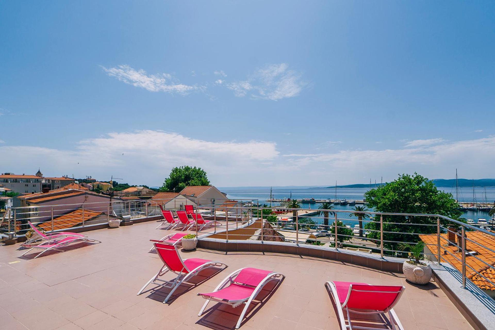 Ferienwohnung Luxur Centar With Sea View Terrace Baška Voda Exterior foto