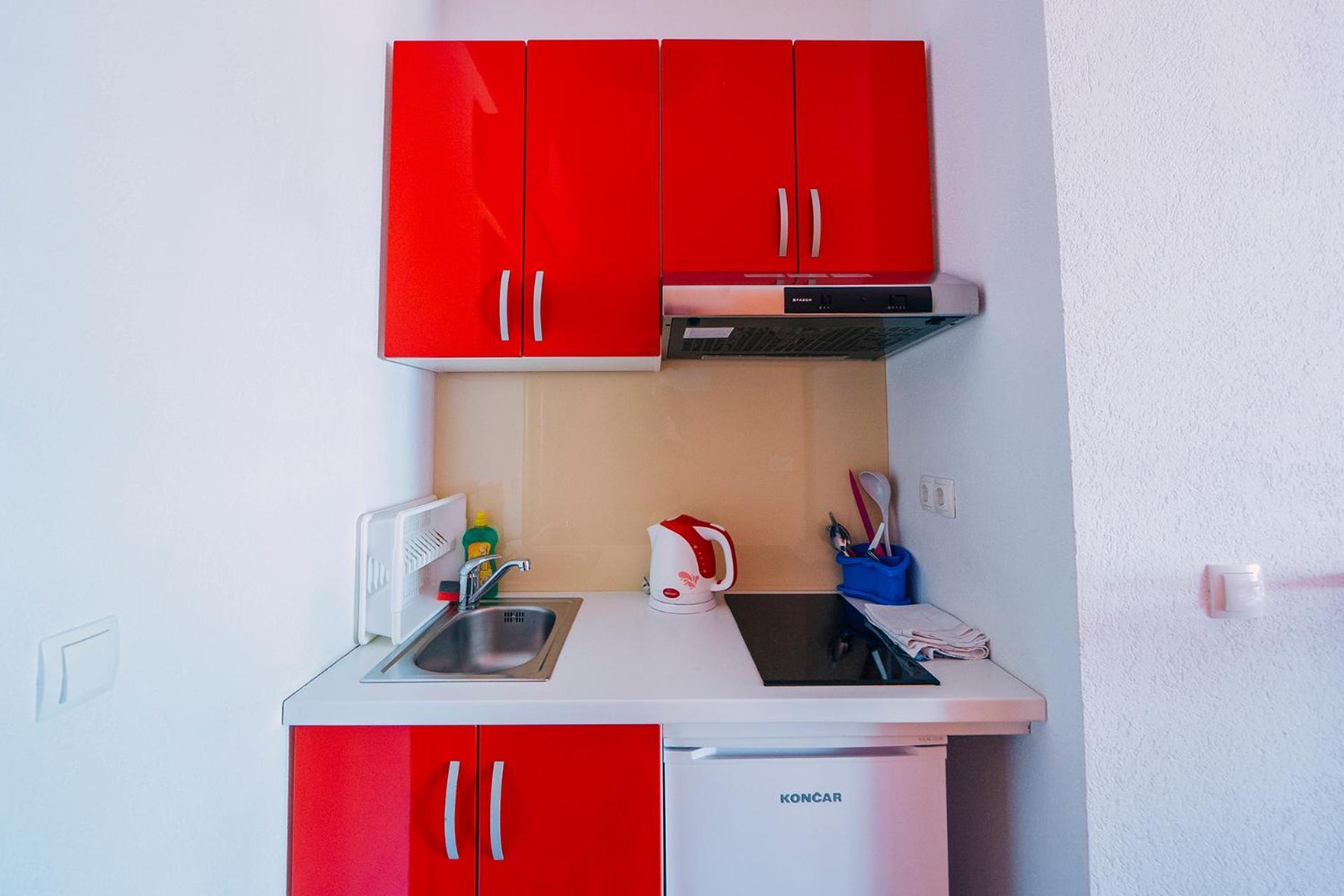 Ferienwohnung Luxur Centar With Sea View Terrace Baška Voda Exterior foto