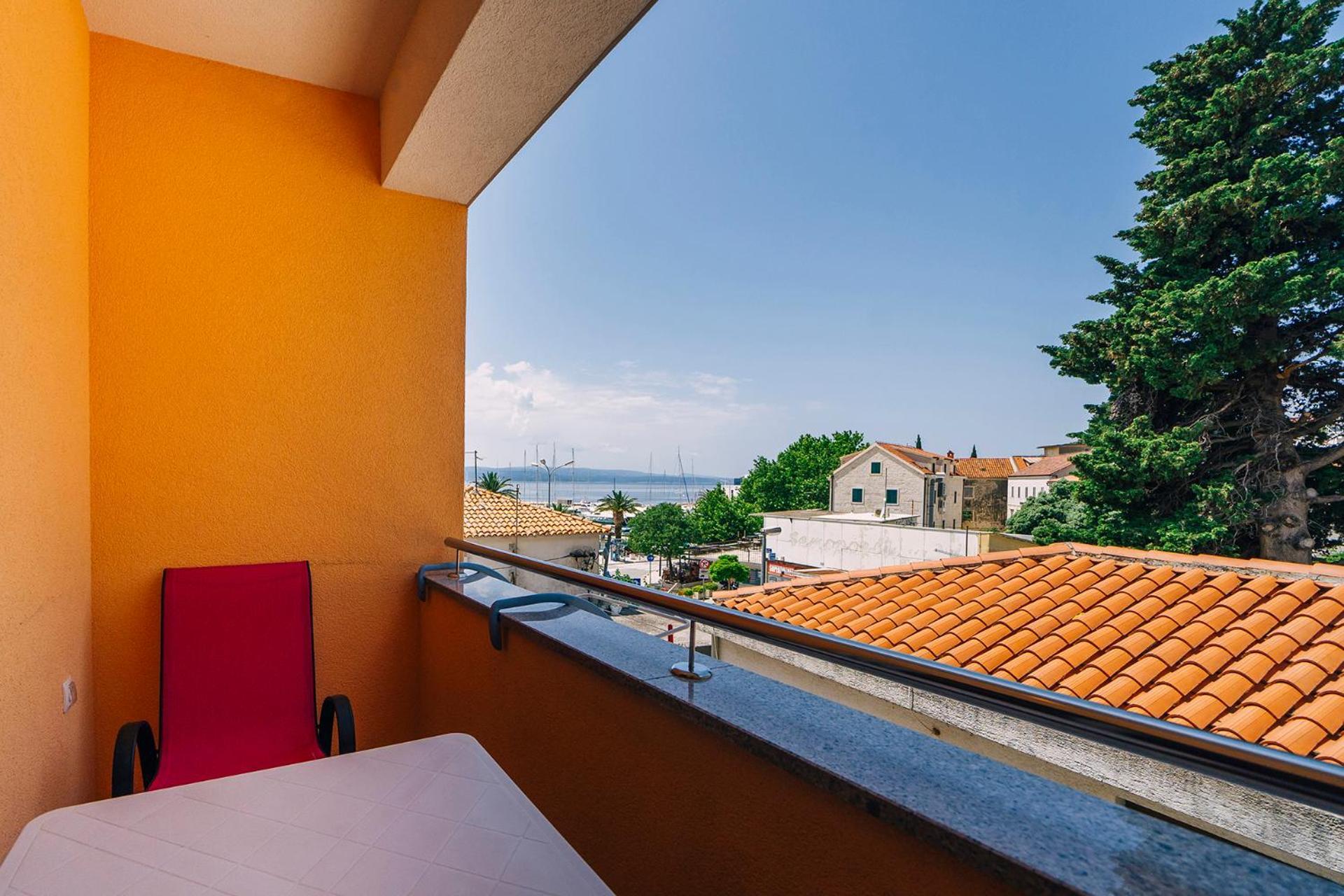 Ferienwohnung Luxur Centar With Sea View Terrace Baška Voda Exterior foto