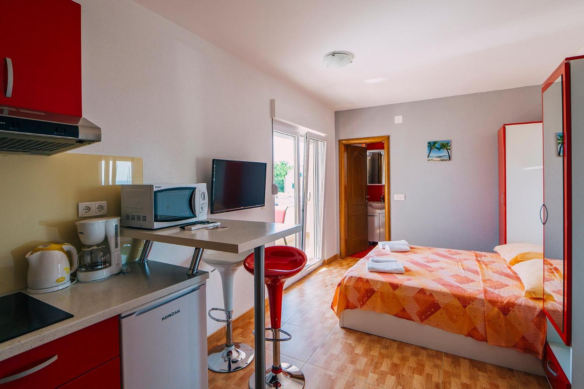 Ferienwohnung Luxur Centar With Sea View Terrace Baška Voda Exterior foto